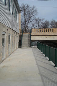 Cedar Creek Walkway - Path by Building and Stairs