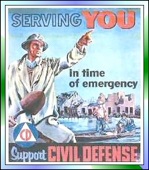  Support Civil Defense Sign