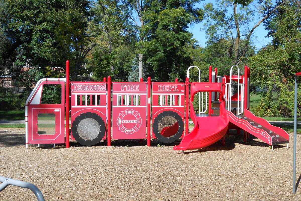 Cedar Creek Park Firetruck Playground