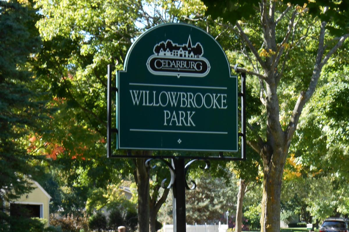 Willowbrooke Park Entrance Sign