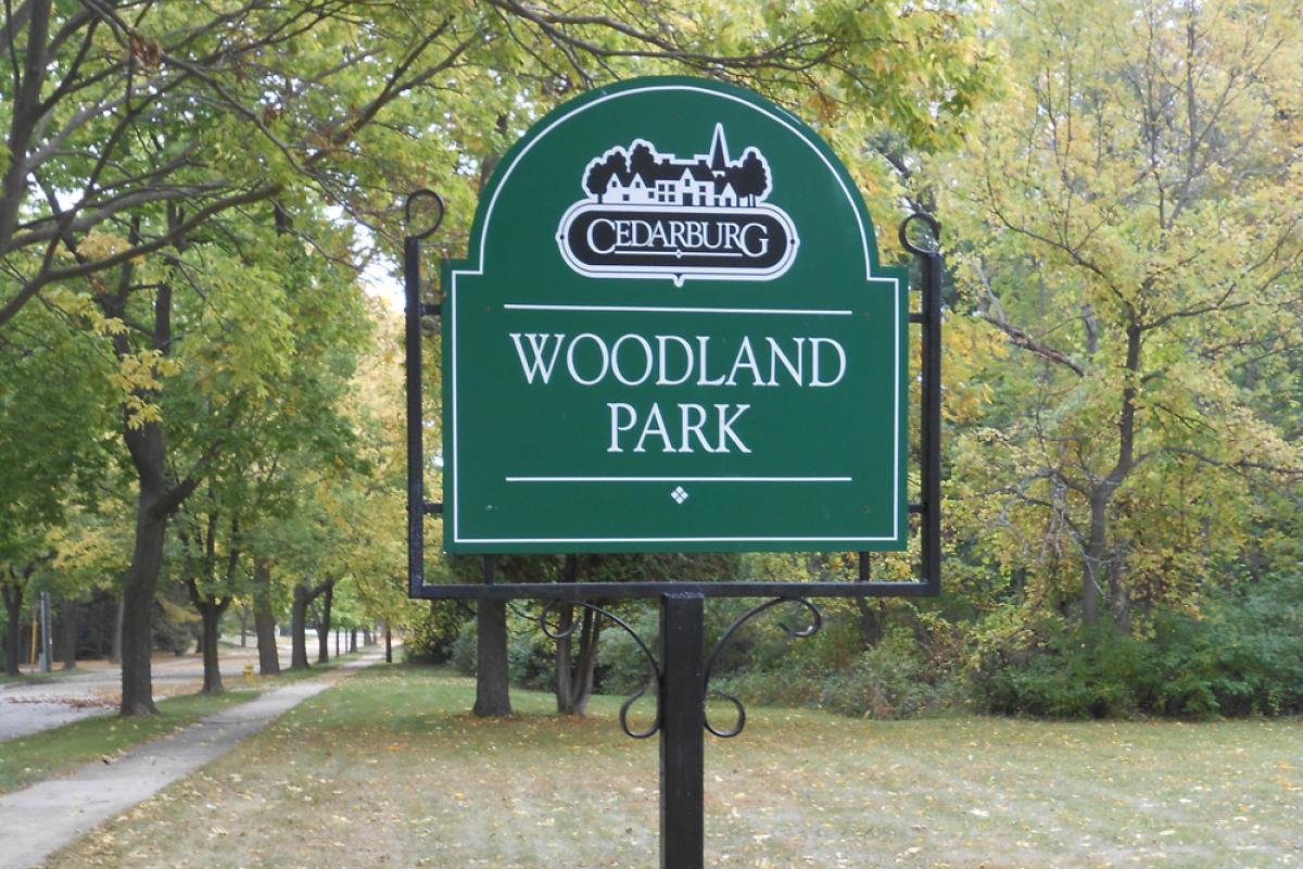 Woodland Park Entrance Sign