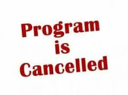 cancelled programs