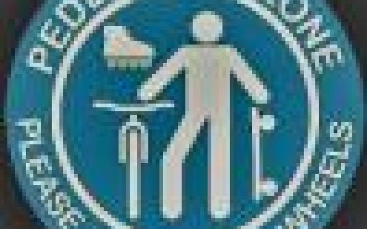 Walk Your Wheels Sign